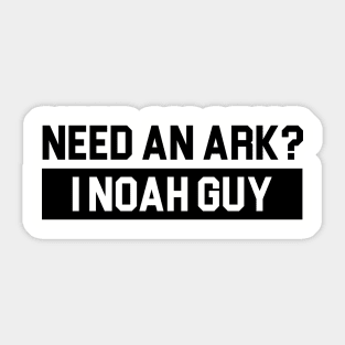 Noah Guy - puns are life Sticker